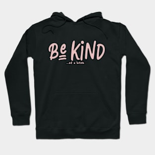 Be Kind Of A Bitch Funny Sarcastic Quote Hoodie